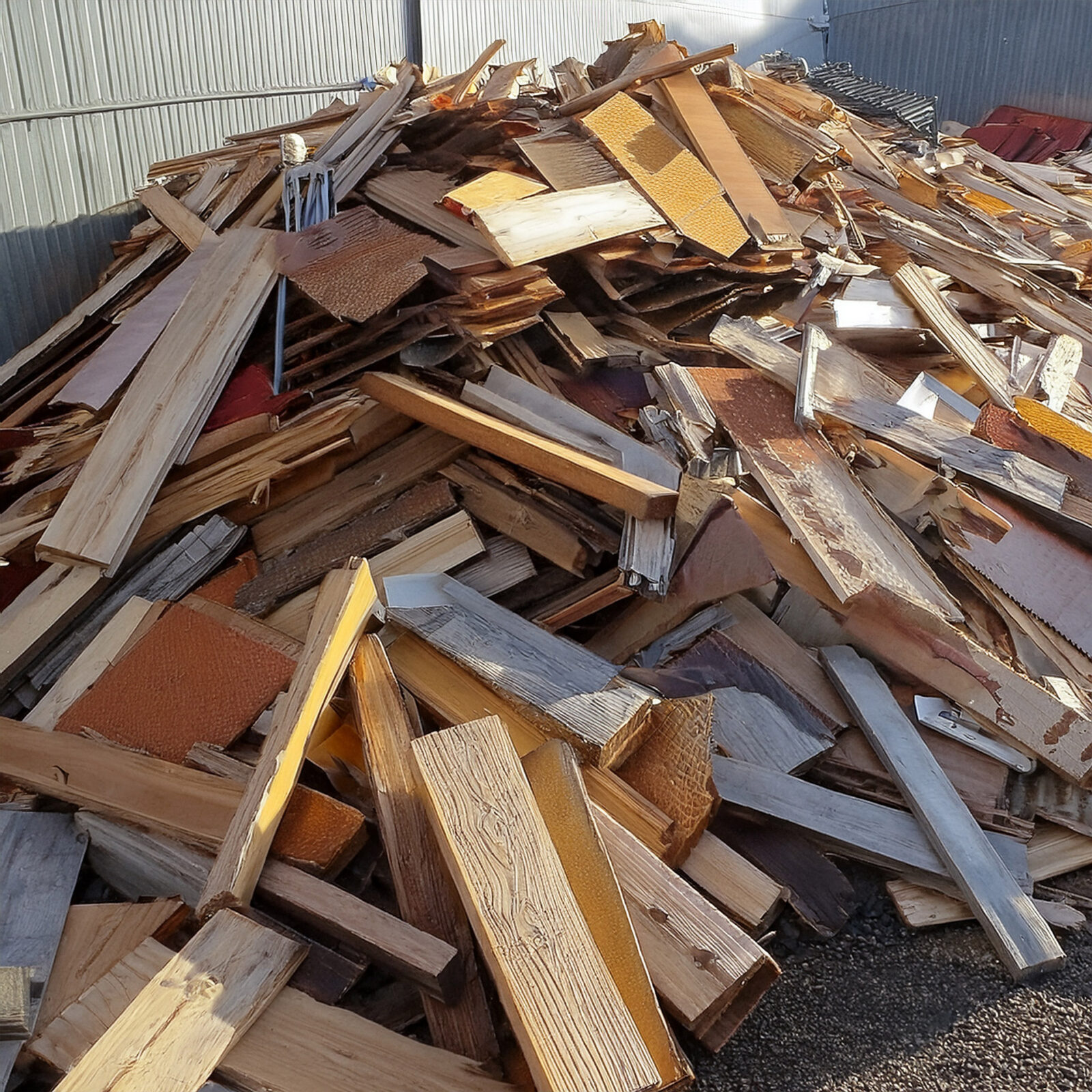 Entsorgung von Altholz Kategorie A I - A III