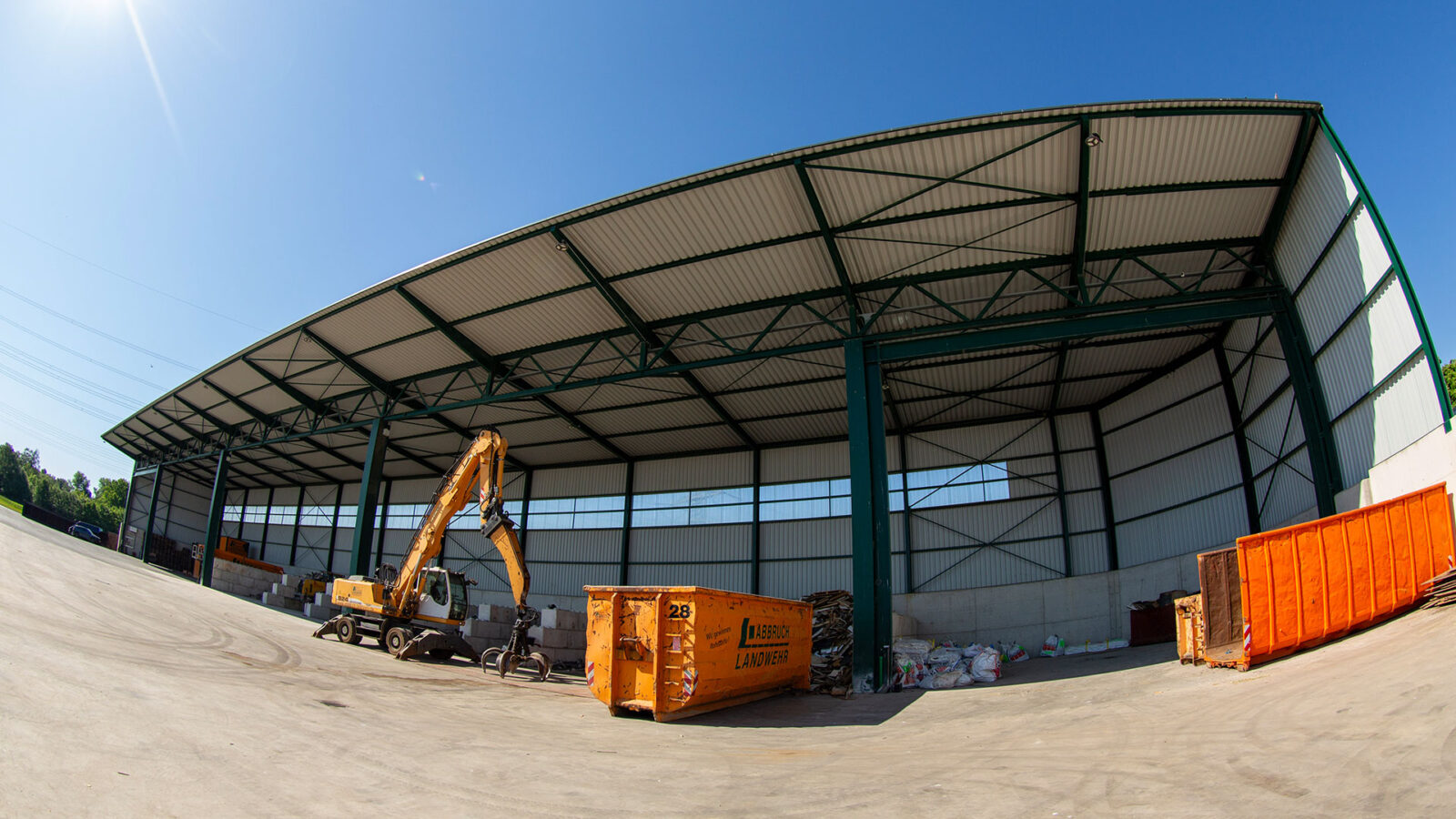 Arminia Bielefeld Tribüne neu aufgebau in Herzebrock 04