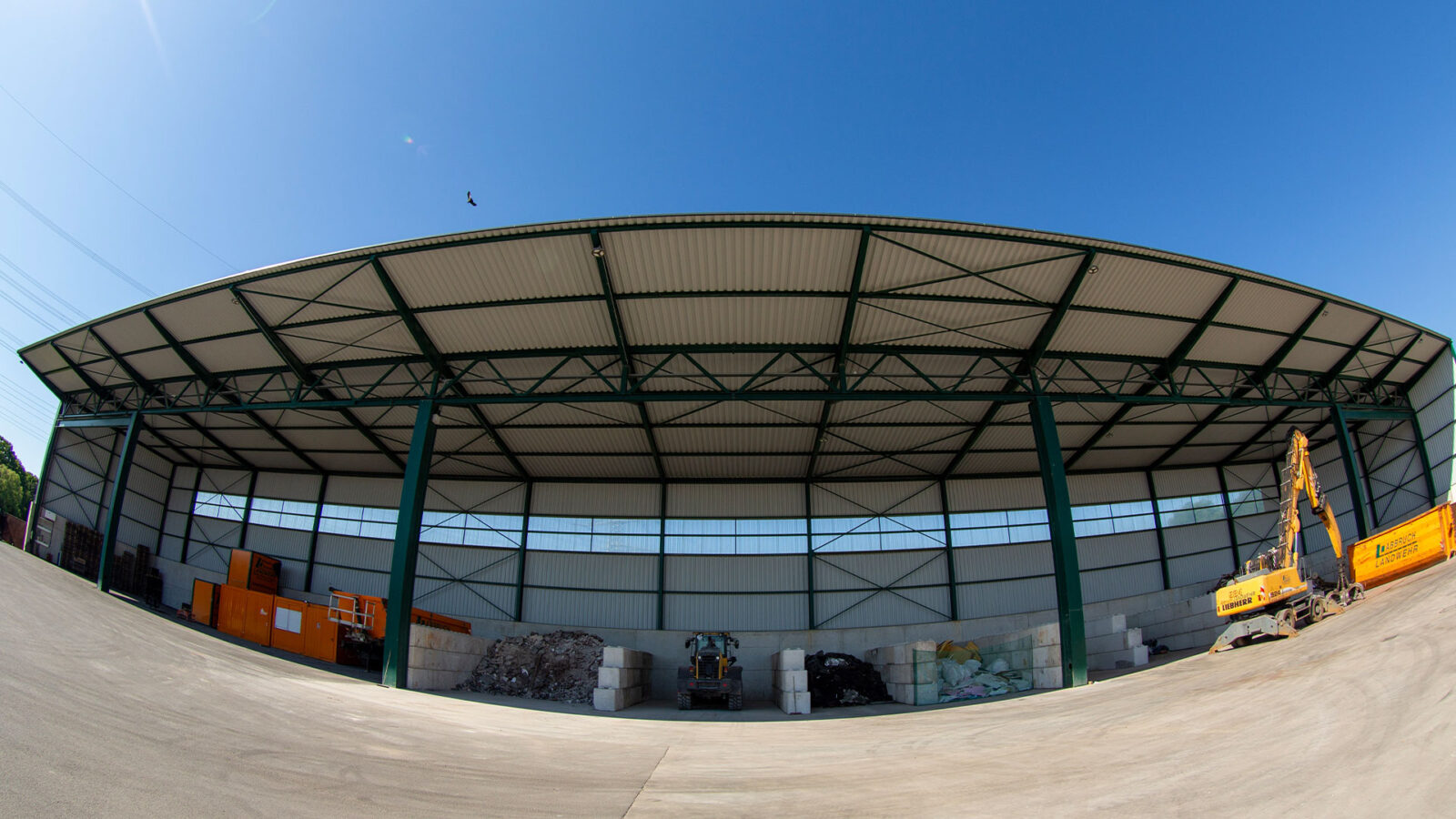 Arminia Bielefeld Tribüne neu aufgebau in Herzebrock 05