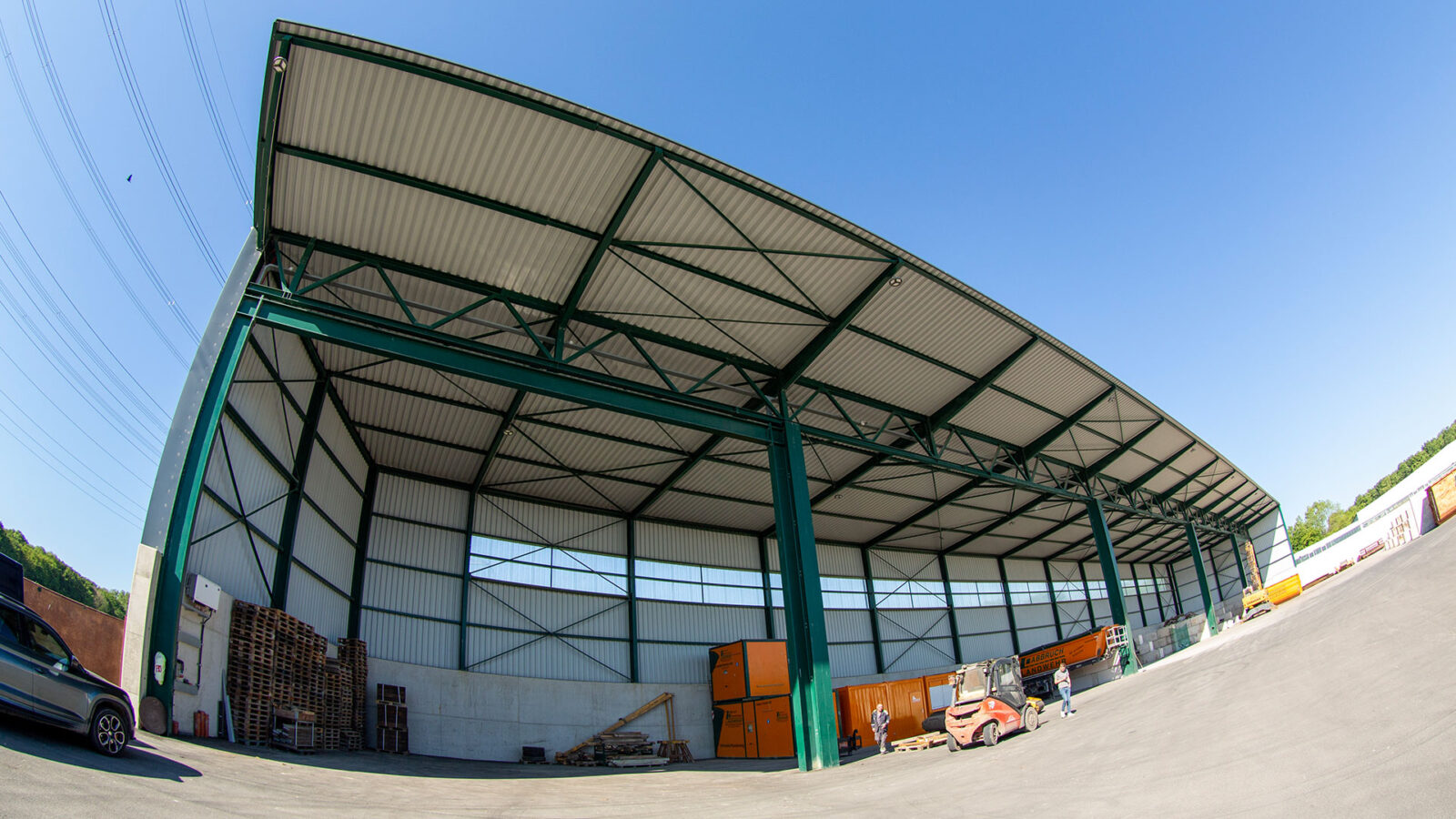 Arminia Bielefeld Tribüne neu aufgebau in Herzebrock 06