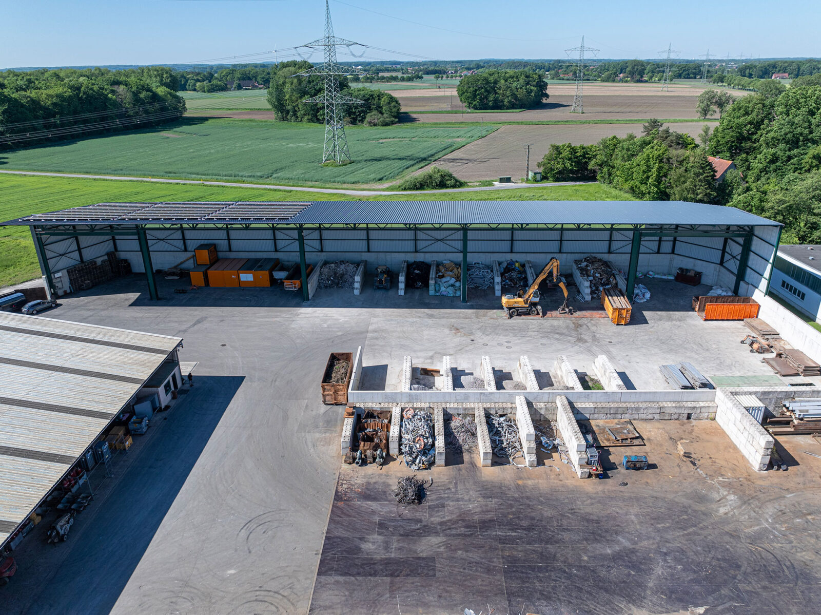 Arminia Bielefeld Tribüne neu aufgebau in Herzebrock 09