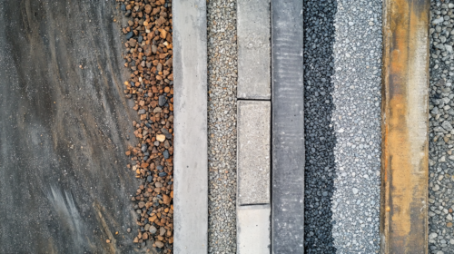 Verschiedene Arten von Recyclingmaterial