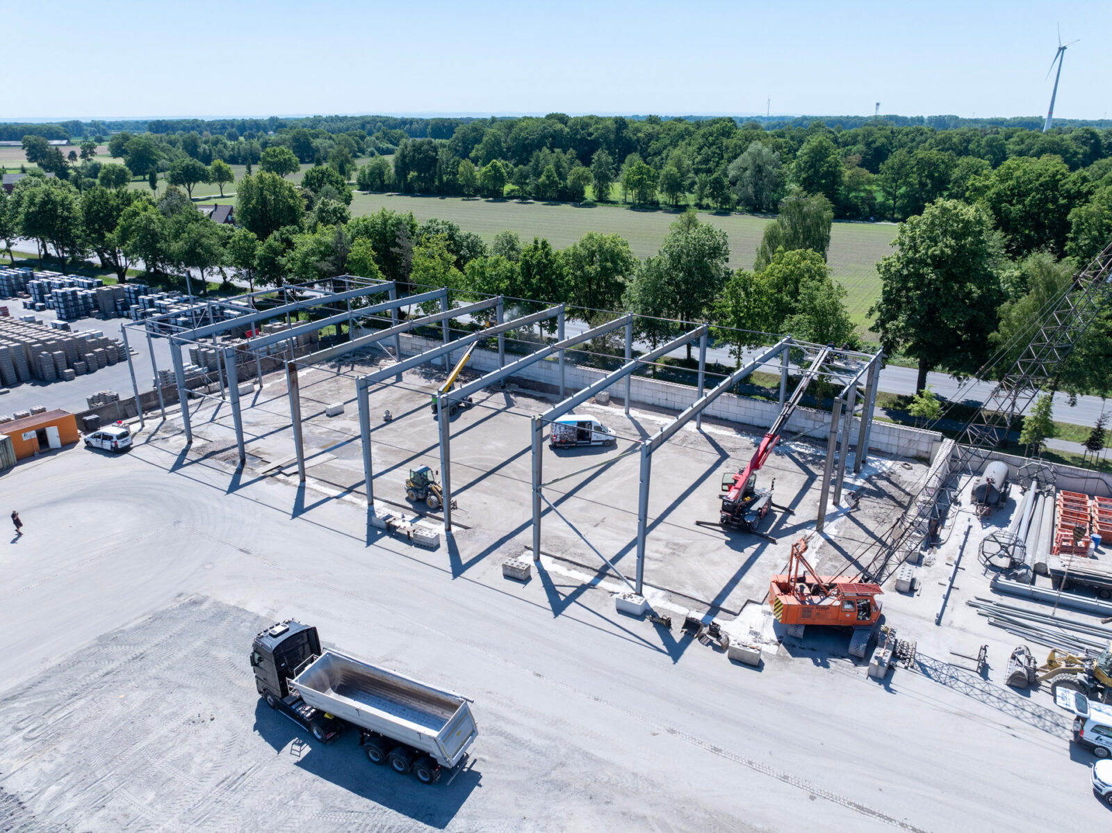 Neue Brechanlage in Lintel 17