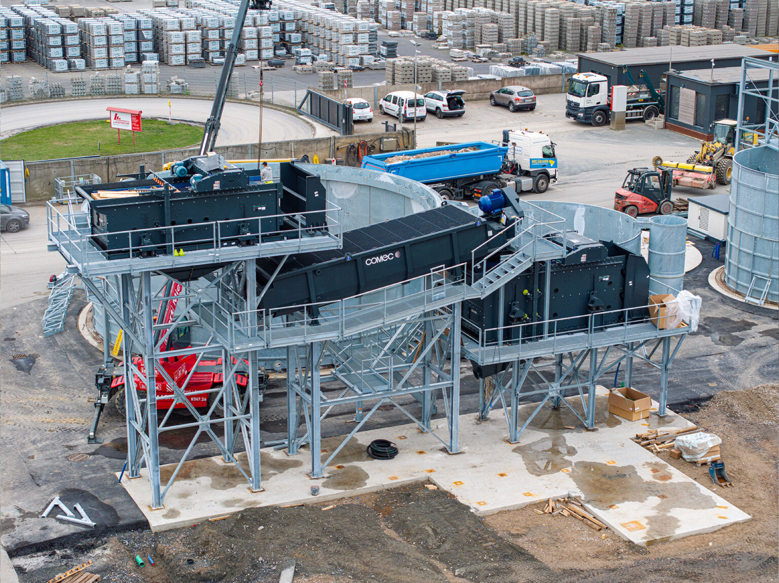 Bauschutt Landwehr Recycling Bodenwaschanlage 29