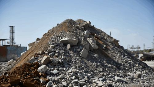 RC Schotter Nachteile - Schotter Haufen